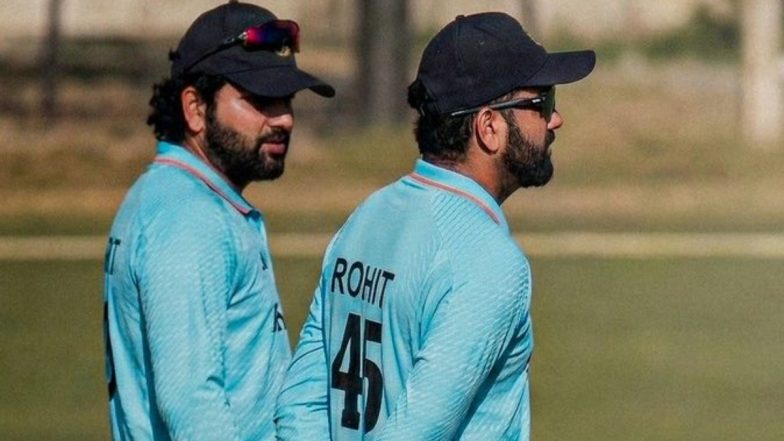 Rohit Sharma And Hardik Tamore: असली रोहित शर्मा कौन? मैदान पर 'हिटमैन' का हमशक्ल देख फैंस हुए कंफ्यूज; जानें वायरल तस्वीर में कौन हैं दूसरा शख्स?