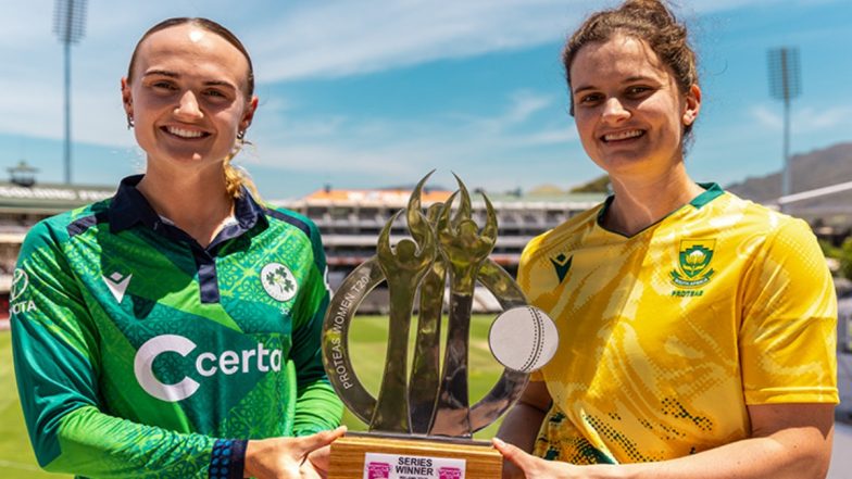 SA W vs IRE W 1st T20I 2025 Toss & Live Scorecard: दक्षिण अफ्रीका महिला टीम ने टॉस जीतकर किया बल्लेबाजी का फैसला, आयरलैंड करेगी पहले गेंदाबाजी, जानिए प्लेइंग इलेवन और लाइव स्कोरकार्ड