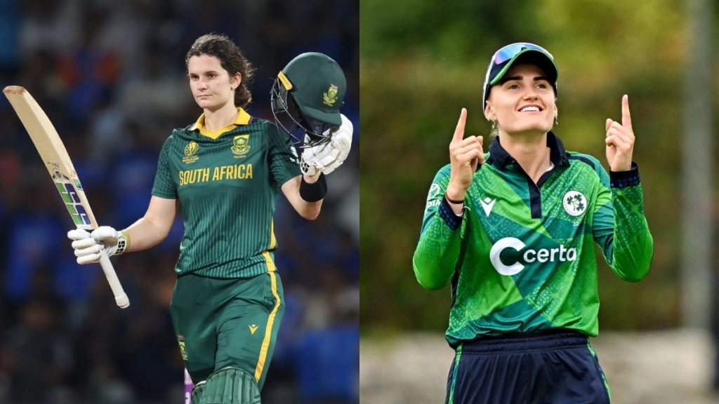 दक्षिण अफ़्रीका महिला राष्ट्रीय क्रिकेट टीम बनाम आयरलैंड महिला राष्ट्रीय क्रिकेट टीम के बीच तीन मैचों की टी20 इंटरनेशनल सीरीज का पहला मुकाबला आज यानी 5 दिसंबर को केप टाउन के न्यूलैंड्स में खेला जाएगा