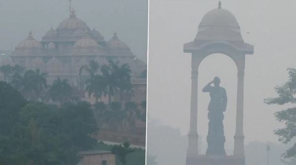 Delhi Smog: दिल्ली में घने कोहरे की चादर, वायु गुणवत्ता खतरनाक स्तर के करीब, एयरपोर्ट ने जारी की एडवाइजरी