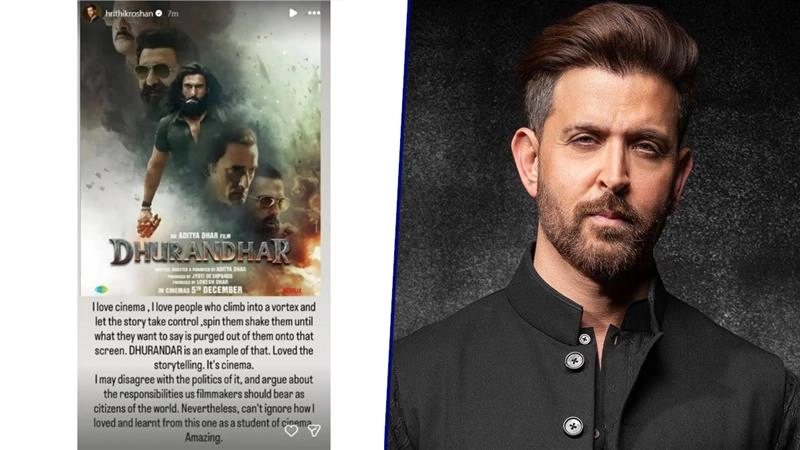  ऋतिक रोशन ने की धुरंधर की तारीफ, बोले- ‘इसकी राजनीति से असहमत हूं, लेकिन फिल्म अब भी दिमाग से निकल नहीं रही’