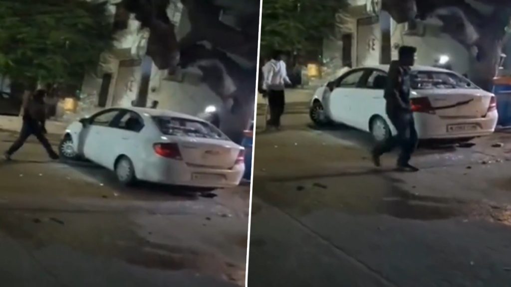 जोधपुर में युवकों ने की घर के सामने खड़ी कार में तोड़फोड़, इलाके में फैलाई दहशत.