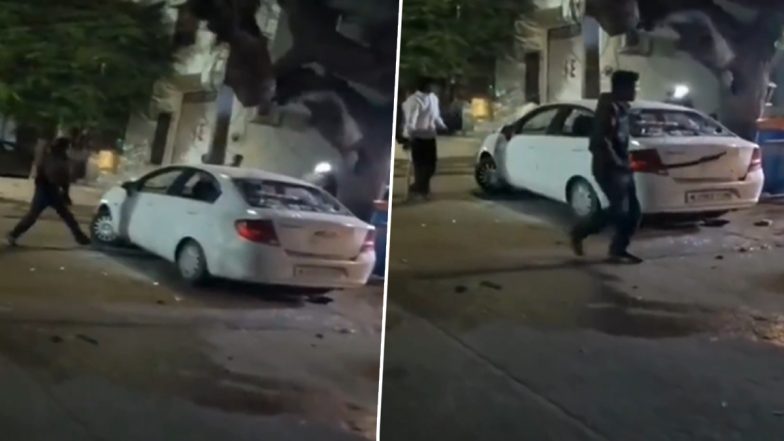 Jodhpur Shocker: जोधपुर में दबंगों ने मचाया उत्पात, घर के बाहर खड़ी गाड़ी के शीशे तोड़े, परिसर में मची दहशत: VIDEO