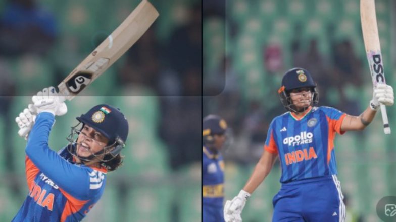 IND-W vs SL-W 4th T20I 2025 Scorecard: भारतीय महिला टीम ने श्रीलंका के सामने रखा 222 रनों का पहाड़, स्मृति मंधाना- शेफाली वर्मा की तूफानी शुरुआत, तो ऋचा घोष ने दी धुआंधार फिनिश