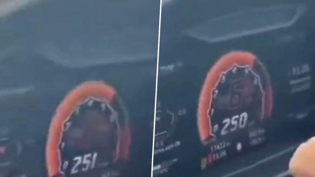 मुंबई के बांद्रा-वर्ली सी लिंक पर शख्स ने तूफान की स्पीड में दौड़ाई Lamborghini; Video 