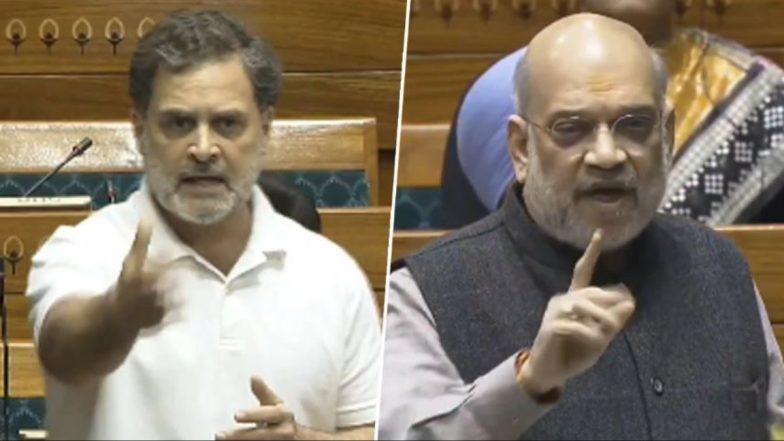 लोकसभा में तीखी नोकझोंक: अमित शाह ने राहुल गांधी की आपत्तियों पर कहा-‘संसद आपके निर्देशों पर नहीं चलेगी’ (Watch VIDEO)
