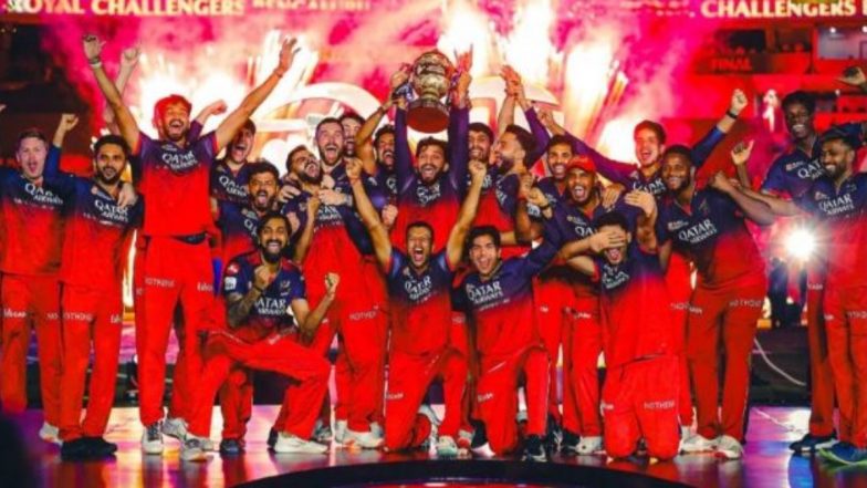 GT vs RCB, IPL 2026 Final Match Scorecard: फाइनल मुकाबले में रॉयल चैलेंजर्स बेंगलुरु ने गुजरात टाइटंस को 5 विकेट से रौंदा, लगातार दूसरे साल खिताब पर किया कब्जा; यहां देखें मैच का स्कोरकार्ड
