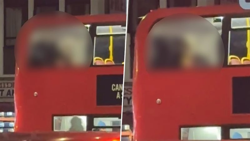 लंदन की एक बस में कपल की शर्मनाक हरकत, चलती डबल-डेकर बस में सेक्स, वीडियो वायरल होने के बाद लोगों का फूटा गुस्सा