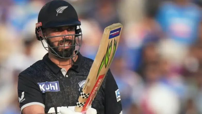 Daryl Mitchell Century: राजकोट में डेरिल मिशेल ने जड़ा शानदार अर्धशतक, न्यूजीलैंड की टीम जीत के करीब