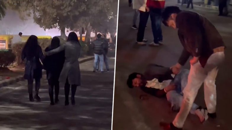 Aaj Ka Viral Video: ये है देश का भविष्य! नए साल के जश्न के दौरान गुरुग्राम में सड़कों पर बेसुध होकर गिरते-पड़ते दिखे नशे में धुत युवा, फुटपाथ पर की उल्टी