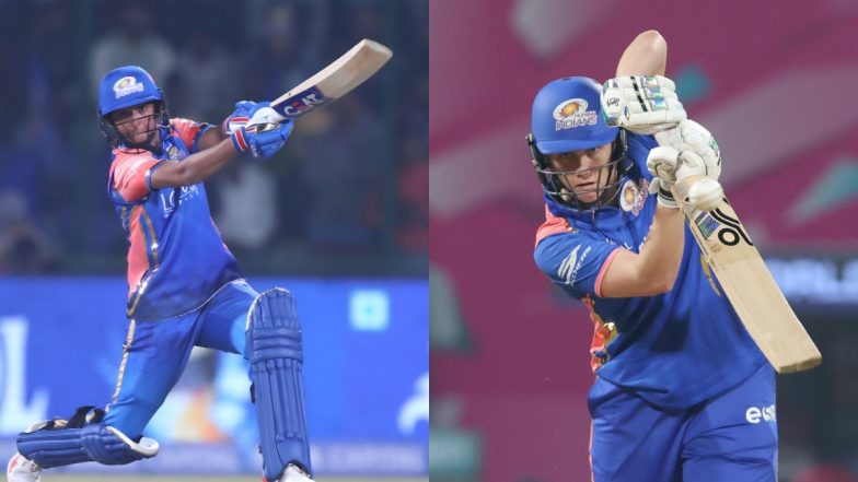 MI-W vs DC-W 3rd Match WPL 2026 Scorecard: मुंबई इंडियंस ने दिल्ली कैपिटल्स को दिया 196 रनों का लक्ष्य, नट साइवर-ब्रंट और हरमनप्रीत कौर ने खेली आतिशी पारी; यहां देखें पहली पारी का स्कोरकार्ड