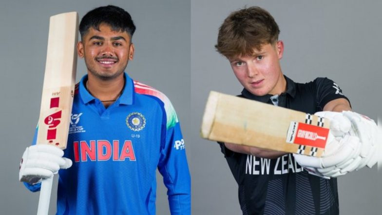 IND U19 vs NZ U19, ICC U19 World Cup 24th Match Scorecard: बुलावायो में न्यूजीलैंड ने टीम इंडिया के सामने रखा 136 रनों का टारगेट, आरएस अंबरीश ने चटकाए 4 विकेट; यहां देखें पहली पारी का स्कोरकार्ड