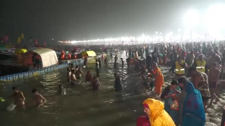 Magh Mela 2026: प्रयागराज में माघ मेले का शुभारंभ, संगम तट पर आस्था की डुबकी लगाने के लिए उमड़ा श्रद्धालुओं का सैलाब