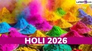 Holi 2026 Rashi: ग्रहों के शुभ संयोग से चमकेगी इन राशियों की किस्मत, जानें किन पर बरसेगी कृपा Holi 2026 Rashi: ग्रहों के शुभ संयोग से चमकेगी इन राशियों की किस्मत, जानें किन पर बरसेगी कृपा