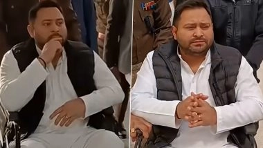Tejashwi Yadav Wheelchair Video: बिहार विधानसभा बजट सत्र में व्हीलचेयर पर पहुंचे तेजस्वी यादव, राज्यपाल के अभिभाषण और नीतीश सरकार की नीतियों पर बोला तीखा हमला