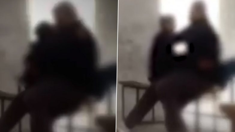 Deoria School Viral Video: देवरिया में शिक्षक की शर्मनाक करतूत, क्लासरूम में छात्रा से अश्लील हरकत का वीडियो CCTV में कैद; लोग भड़के