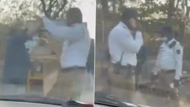 VIDEO: महाराष्ट्र के छत्रपति संभाजीनगर में नशे में धुत व्यक्ति ने पत्नी के साथ मिलकर ड्यूटी पर तैनात ट्रैफिक कॉन्सटेबल से की मारपीट; केस दर्ज