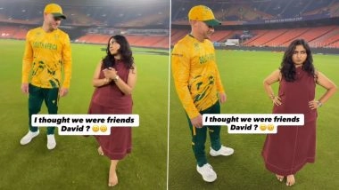 RJ Princy Parikh Rape Threat: T20 वर्ल्ड कप में भारत की हार के बाद इन्फ्लुएंसर प्रिंसी पारिख को मिली रेप की धमकियां, David Miller के साथ वाली रील करना पड़ा डिलीट