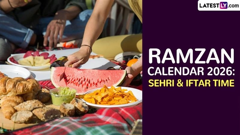 Ramzan Sehri&ndash;Iftar Time Table Calendar 2026:  रमजान के पाक महीने का पहला रोजा आज, यहां देखें दिल्ली, मुंबई लखनऊ समेत प्रमुख शहरों का 30 दिन का सेहरी-इफ्तार टाइम टेबल