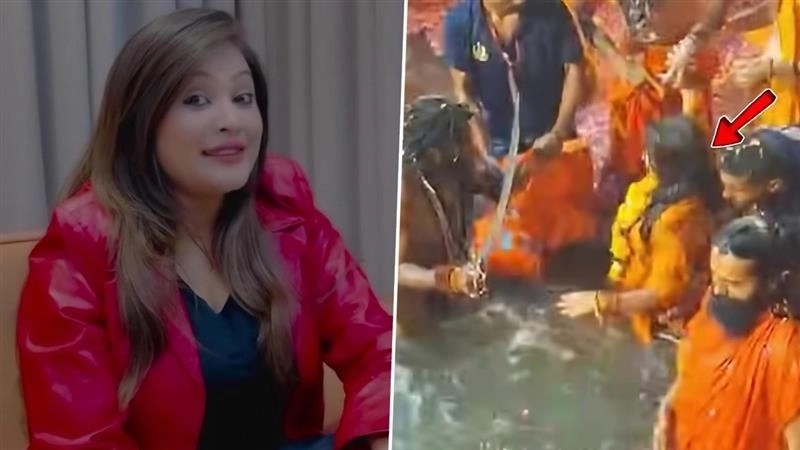 Kirti Patel Viral Video: जूनागढ़ के मृगी कुंड में साधुओं के साथ सोशल मीडिया इन्फ्लुएंसर कीर्ति पटेल ने लगाई डुबकी, शाही स्नान की परंपरा टूटने पर संतों में आक्रोश