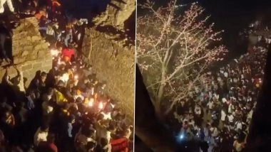 Pune Shivneri Fort News: पुणे में शिव जयंती कार्यक्रम के दौरान शिवनेरी किले पर भीड़ के चलते मची भगदड़, 3 लोग घायल; VIDEO