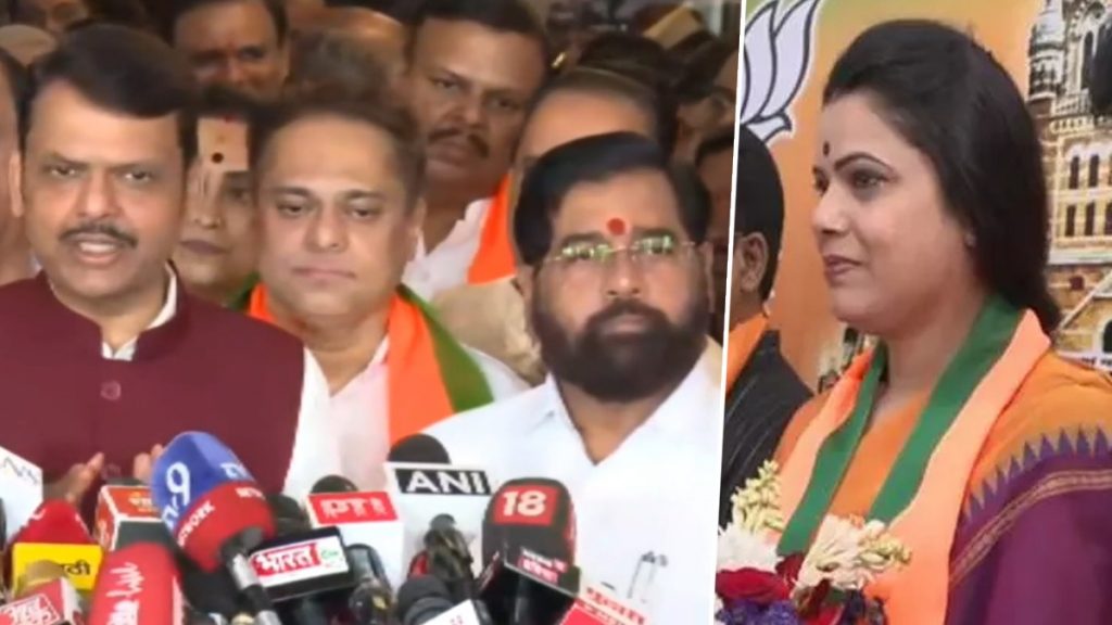 मुंबई मेयर और डिप्टी मेयर चुनाव में  Ritu Tawade और संजय घाडी निर्विरोध चुने गए; सीएम फडणवीस और डिप्टी सीएम शिंदे ने दी बधाई; VIDEO