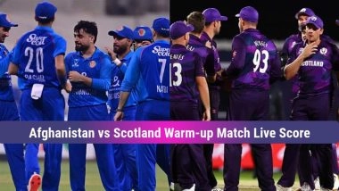 Afghanistan Vs Scotland LIVE Score: बेंगलुरु में अफगानिस्तान और स्कॉटलैंड के बीच मुकाबला, यहां जानें लाइव स्कोर