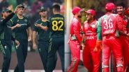 Australia vs Oman, T20 World Cup 2026 40th Match Live Score Update: पल्लेकेले में ऑस्ट्रेलिया बनाम ओमान के बीच खेला जा रहा है रोमांचक मुकाबला, यहां देखें मैच का लाइव स्कोर अपडेट