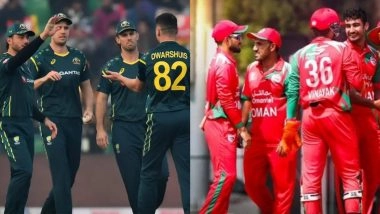 Australia vs Oman, T20 World Cup 2026 40th Match Live Score Update: पल्लेकेले में ऑस्ट्रेलिया बनाम ओमान के बीच खेला जा रहा है रोमांचक मुकाबला, यहां देखें मैच का लाइव स्कोर अपडेट