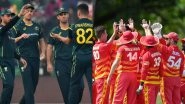 Australia vs Zimbabwe, T20 World Cup 2026 19th Match Pitch Report And Weather Update: ऑस्ट्रेलिया बनाम जिम्बाब्वे के बीच रोमांचक मुकाबले में बारिश बनेगी विलेन या फैंस उठाएंगे पुरे मैच का लुफ्त? यहां जानें पिच रिपोर्ट और मौसम का हाल
