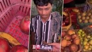 Viral Video: मुंबई के मलाड में शर्मनाक करतूत, फलों पर 'रैटोल' पेस्ट लगाते पकड़ा गया फल विक्रेता; चूहे मारने की दवा से हो सकता है लिवर डैमेज