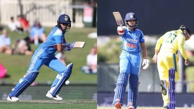 Australia Women vs India Women, 2nd ODI Match Scorecard: होबार्ट में टीम इंडिया ने ऑस्ट्रेलिया के सामने रखा 252 रनों का टारगेट, हरमनप्रीत कौर और प्रतिका रावल ने खेली शानदार पारी; यहां देखें पहली पारी का स्कोरकार्ड