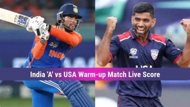 India A vs USA Live Score: टी20 वर्ल्ड कप वार्म-अप में इंडिया ए की बल्लेबाजी, तिलक वर्मा की वापसी पर टिकी निगाहें
