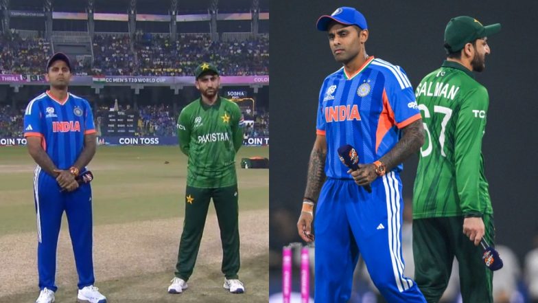 IND vs PAK No Handshake In T20 World Cup 2026: टॉस के बाद इस बार भी सूर्यकुमार यादव ने नहीं किया 'हैंडशेक', ऐसे नजर आए भारतीय कप्तान