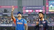 IND vs USA, T20 World Cup 2026 3rd Match Live Toss And Scorecard: मुंबई में यूएसए के कप्तान मोनांक पटेल ने जीता टॉस, पहले गेंदबाजी करने का किया फैसला; यहां देखें दोनों टीमों की प्लेइंग इलेवन और लाइव स्कोरकार्ड