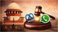 सुप्रीम कोर्ट की WhatsApp और Meta को कड़ी चेतावनी, 'निजता के अधिकार के साथ खिलवाड़ नहीं कर सकते'; डेटा शेयरिंग पर जताई नाराजगी सुप्रीम कोर्ट की WhatsApp और Meta को कड़ी चेतावनी, 'निजता के अधिकार के साथ खिलवाड़ नहीं कर सकते'; डेटा शेयरिंग पर जताई नाराजगी