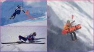 Lindsey Vonn Crash Video: 2026 विंटर ओलंपिक्स के दौरान क्रैश हुई अमेरिकी स्कीइंग स्टार लिंडसे वॉन, हेलीकॉप्टर से ले जाया गया अस्पताल