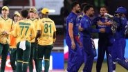 South Africa vs Afghanistan, T20 World Cup 2026 13th Match Prediction: हाईवोल्टेज मुकाबले में दक्षिण अफ्रीका को हराकर टूर्नामेंट में पहली जीत दर्ज करना चाहेगी अफगानिस्तान, मैच से पहले जानें कौनसी टीम मार सकती हैं बाजी