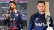 USA vs NAM, T20 World Cup 2026 26th Match Live Streaming In India: अमेरिका बनाम नामीबिया के बीच आज खेला जाएगा अहम मुकाबला, यहां जानें भारत में कब, कहां और कैसे उठाए लाइव मैच का लुफ्त USA vs NAM, T20 World Cup 2026 26th Match Live Streaming In India: अमेरिका बनाम नामीबिया के बीच आज खेला जाएगा अहम मुकाबला, यहां जानें भारत में कब, कहां और कैसे उठाए लाइव मैच का लुफ्त