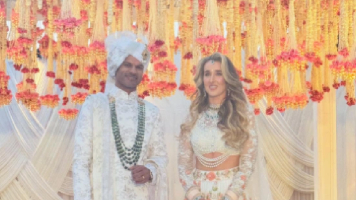 Shikhar Dhawan Ties Knot With Girlfriend Sophie Shine: 40 साल की उम्र में शिखर धवन ने की दूसरी शादी, आयरिश गर्लफ्रेंड सोफी शाइन के साथ लिए सात फेरे