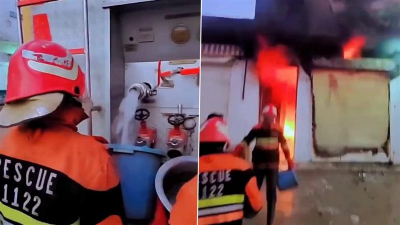 VIDEO: पाकिस्तान में 'बाल्टी' से आग बुझाते दमकलकर्मियों का वीडियो वायरल, भड़के नेटिजन्स बोले- ‘क्या अभी भी पाषाण काल में जी रहा है देश?’