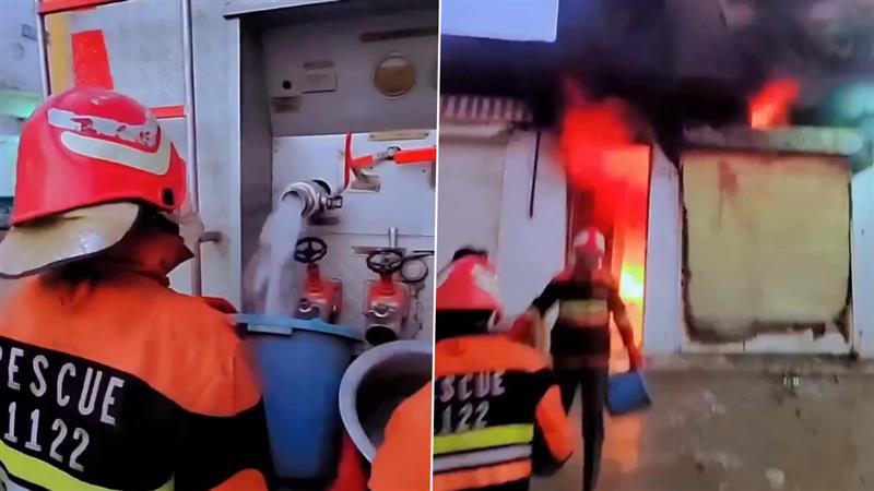 VIDEO: पाकिस्तान में 'बाल्टी' से आग बुझाते दमकलकर्मियों का वीडियो वायरल, भड़के नेटिजन्स बोले- ‘क्या अभी भी पाषाण काल में जी रहा है देश?’