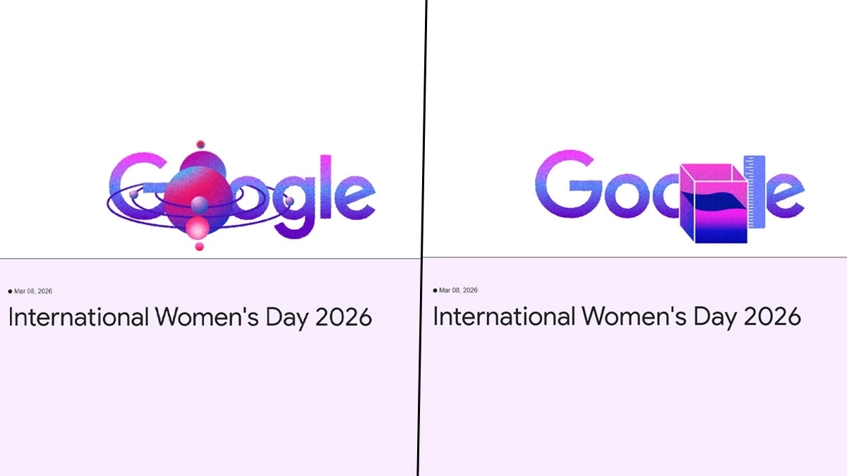 International Women&rsquo;s Day 2026 Google Doodle: अंतरराष्ट्रीय महिला दिवस पर गूगल का खास डूडल, STEM क्षेत्र की प्रेरणादायक महिला दिग्गजों को किया सलाम