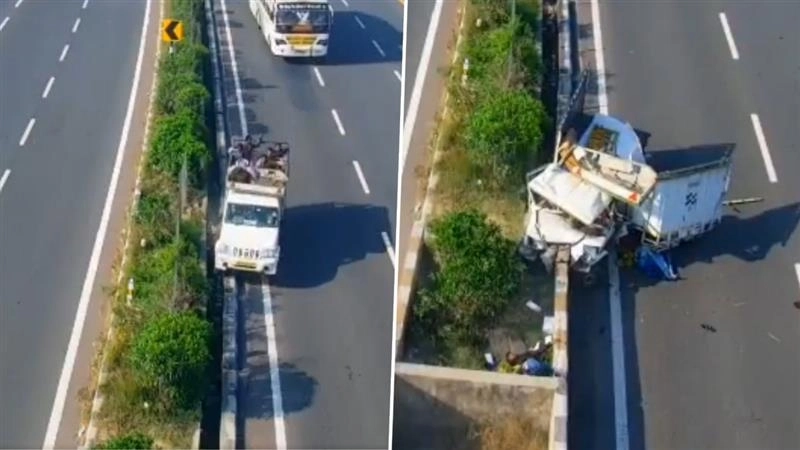 आगरा-लखनऊ एक्सप्रेसवे पर भीषण सड़क हादसा: डिवाइडर से टकराई पिकअप वैन, 3 साल की बच्ची समेत दो की मौत आगरा-लखनऊ एक्सप्रेसवे पर भीषण सड़क हादसा: डिवाइडर से टकराई पिकअप वैन, 3 साल की बच्ची समेत दो की मौत