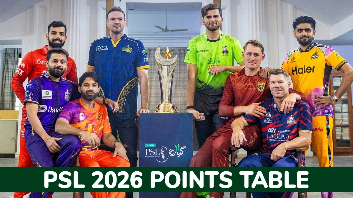 PSL 2026 Points Table With NRR: लाहौर कलंदर्स ने ओपनिंग मैच जीतकर बनाई बढ़त, जानें नेट रन रेट के साथ स्टैंडिंग्स