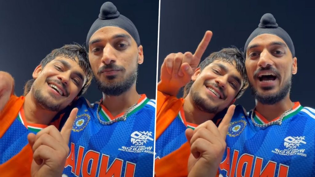 टीम इंडिया की जीत के बाद ईशान किशन और अर्शदीप सिंह एक-दूसरे संग मस्ती करते आए नजर; वीडियो वायरल