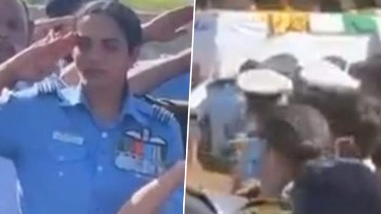 IAF Pilot Anuj Vashisht Funeral: Su-30 MKI विमान दुर्घटना में शहीद हुए स्क्वाड्रन लीडर अनुज वशिष्ठ, मंगेतर व साथी पायलट ने नम आंखों से दी अंतिम विदाई; VIDEO