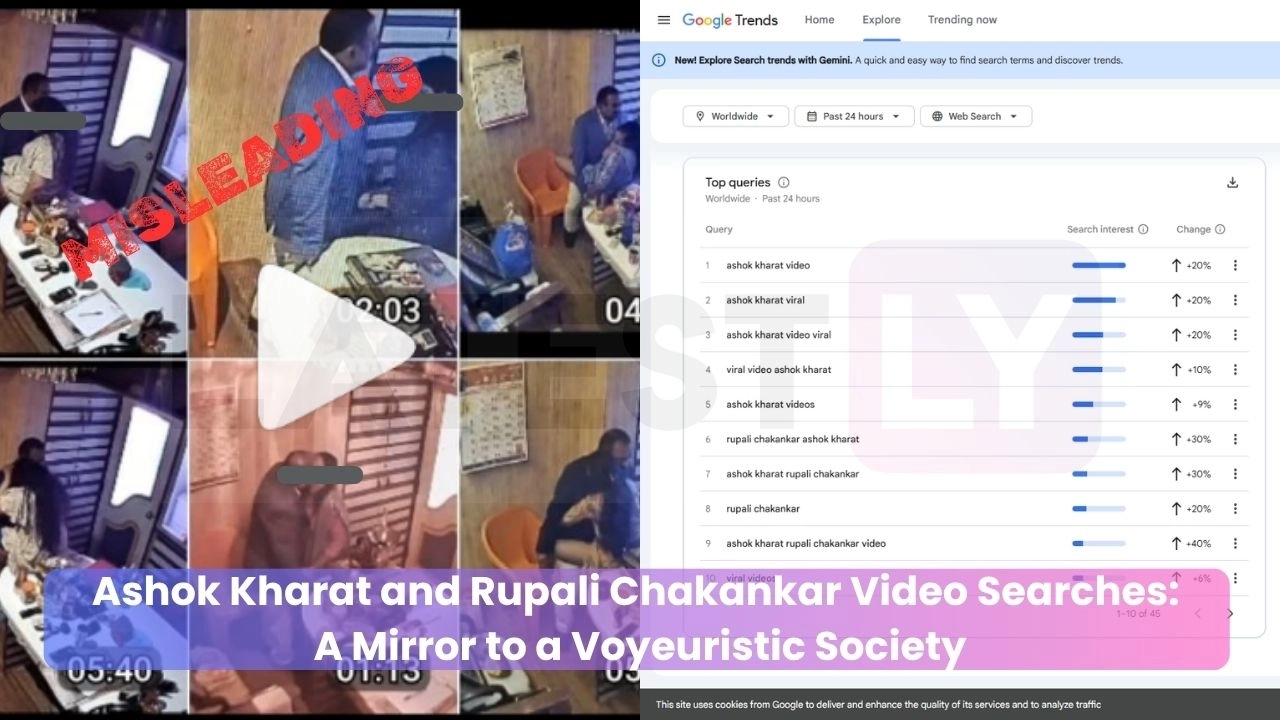 Ashok Kharat and Rupali Chakankar Video Searches: न्याय से ज्यादा 'वीडियो' की तलाश; डिजिटल युग में सामाजिक विकृति और कानूनी खतरों पर एक विशेष रिपोर्ट