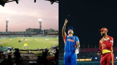 India vs West Indies, 52nd Match Live Toss And Scorecard: कोलकाता में टीम इंडिया के कप्तान सूर्यकुमार यादव ने जीता टॉस, पहले गेंदबाजी करने का किया फैसला; यहां देखें दोनों टीमों की प्लेइंग इलेवन और लाइव स्कोरकार्ड