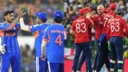 India vs England, T20 World Cup 2026 2nd Semi-Final Preview: आज भारत बनाम इंग्लैंड के बीच खेला जाएगा अहम मुकाबला, मैच से पहले जानिए हेड टू हेड रिकॉर्ड्स, मिनी बैटल, स्ट्रीमिंग समेत सभी डिटेल्स